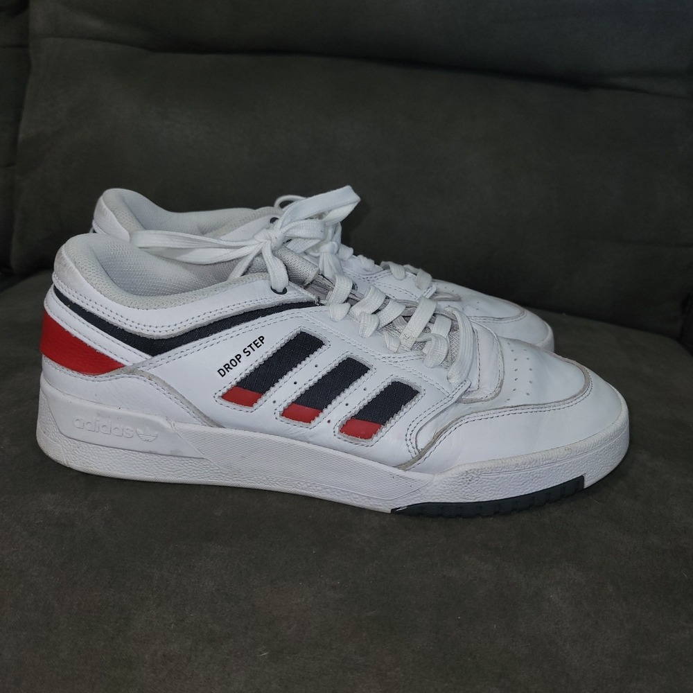 Men's adidas Originals Drop Step Low Casual Basketball Shoes Sz 9.5 -IE6225 100